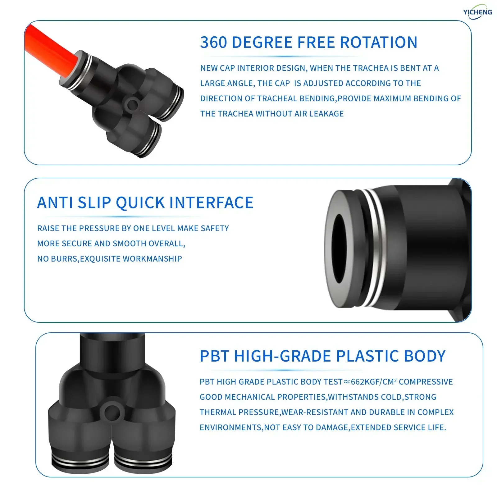 10MM ID Hose Connector Y Split - Push Fit Connector recensie en prijs