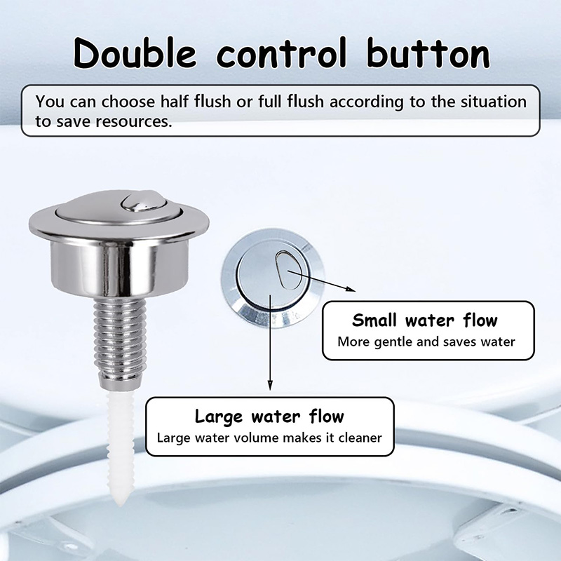 Dual Flush Toilet Button Flush - Toilet Fill Valve recensie en prijs