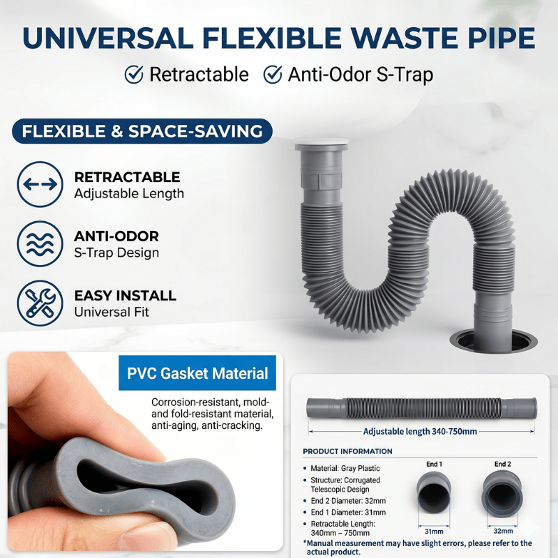 Universal Flexible Expandable  - Flexible Hose Braided recensie en prijs