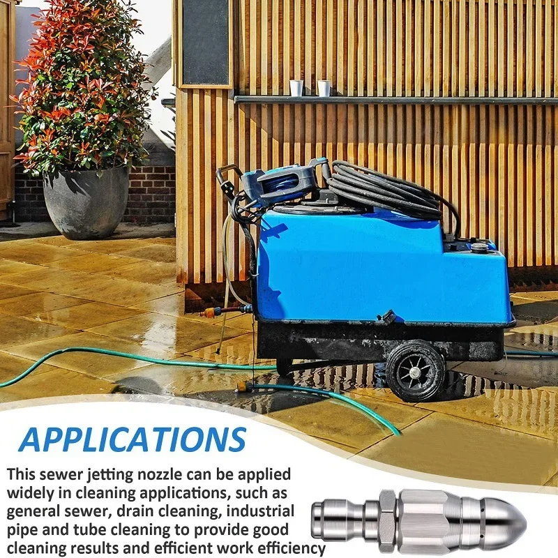 Water Jet High Pressure Spraye - Drain Pipe Clip recensie en prijs