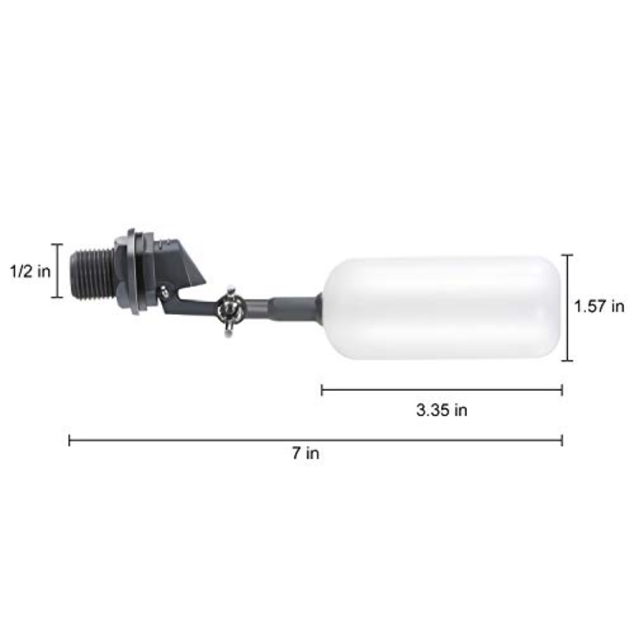 Float Ball Valve, 1/2 Inch Mal - Float Ball Valve recensie en prijs