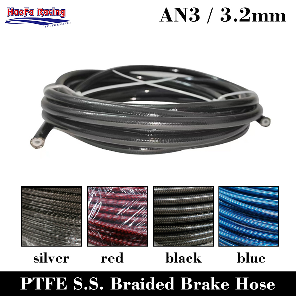 AN3 Motorcycle PTFE Brake Line - Flexible Hose Braided recensie en prijs