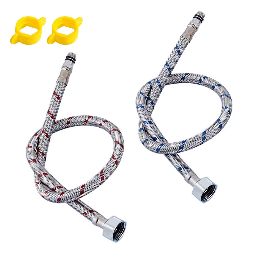 G1/2 G3/8 G9/16 50cm 1 pair St - Flexible Hose Braided recensie en prijs