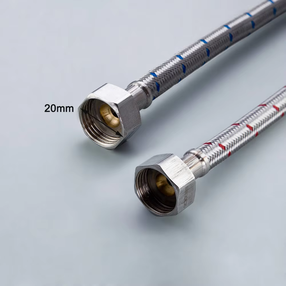 G1/2 G3/8 G9/16 50cm 1 pair St - Flexible Hose Braided recensie en prijs