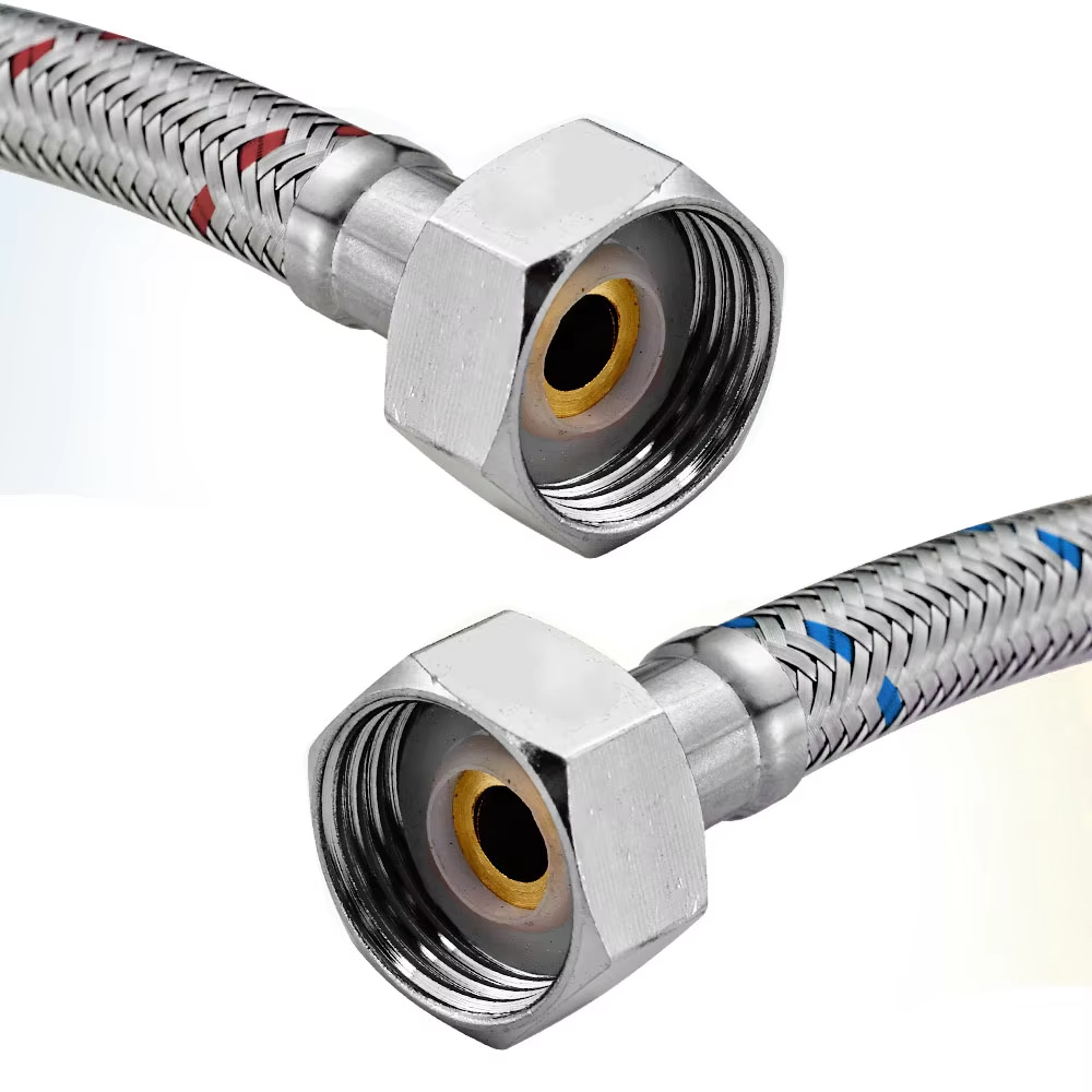 G1/2 G3/8 G9/16 50cm 1 pair St - Flexible Hose Braided recensie en prijs