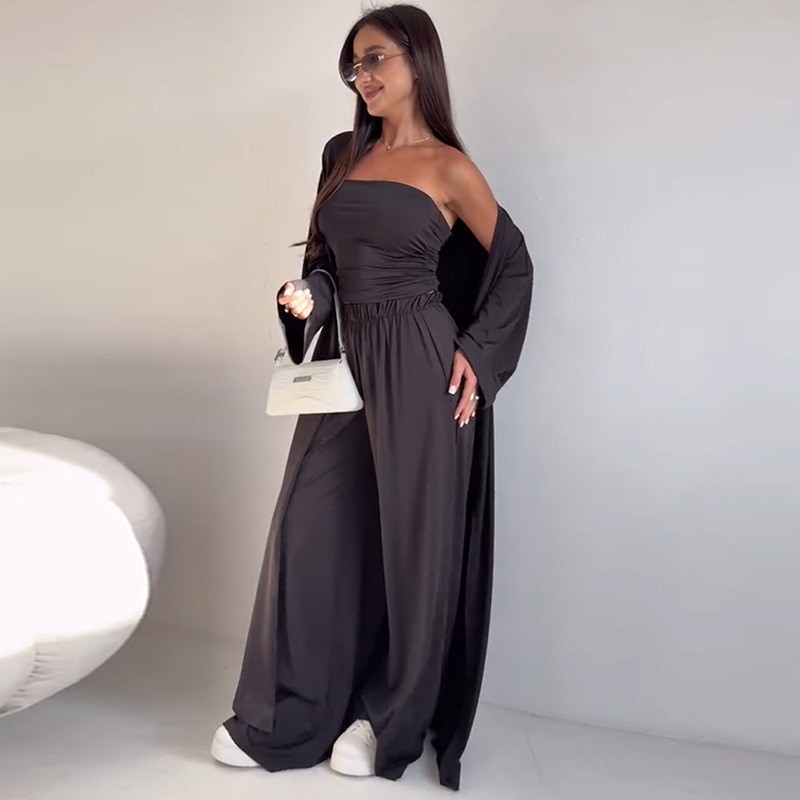 Pants Sets Women Solid Color L - Pipe Bending Spring recensie en prijs