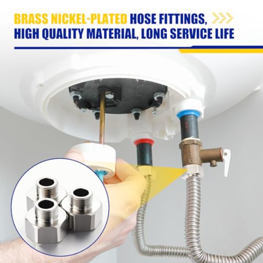 8 Pcs Brass Water Line Adapter - Compression Fitting Brass recensie en prijs