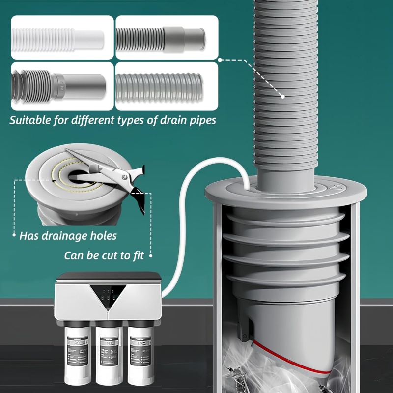 Silicone Sink Stopper Sewer Pi - Drain Pipe Clip recensie en prijs