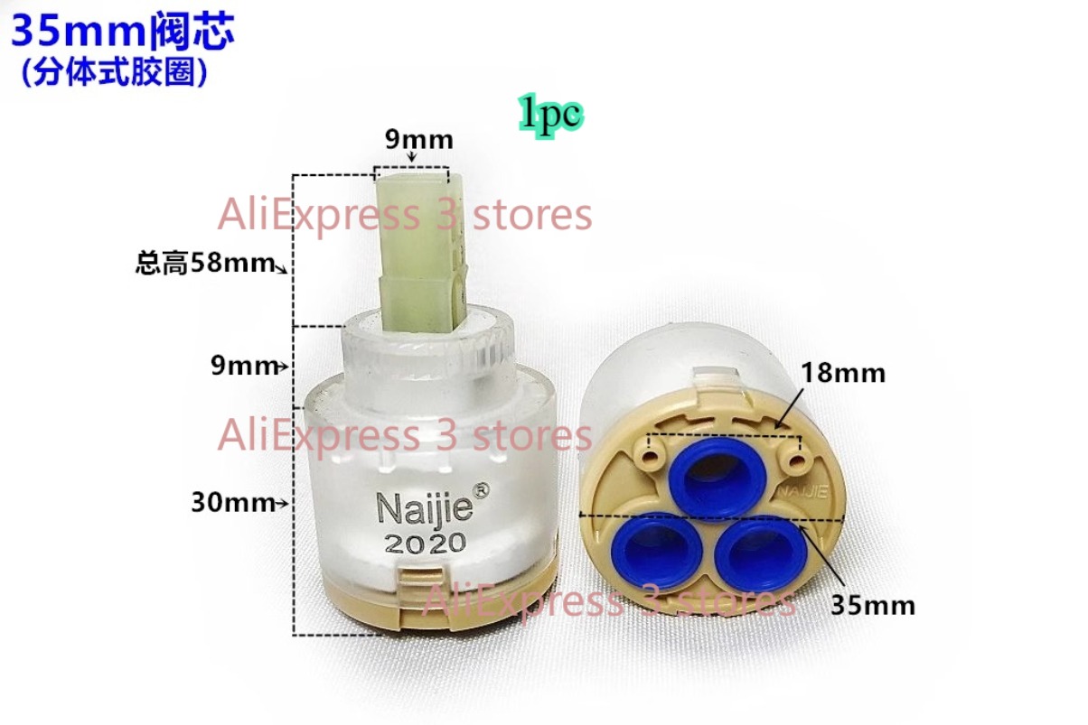 1pcs 28mm/35mm/40mm Water Mixe - Basin Mixer Cartridge recensie en prijs