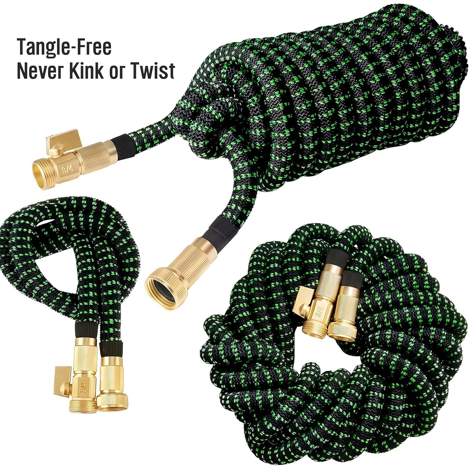 Non-Expandable Garden Hose wit - Flexible Hose Braided recensie en prijs