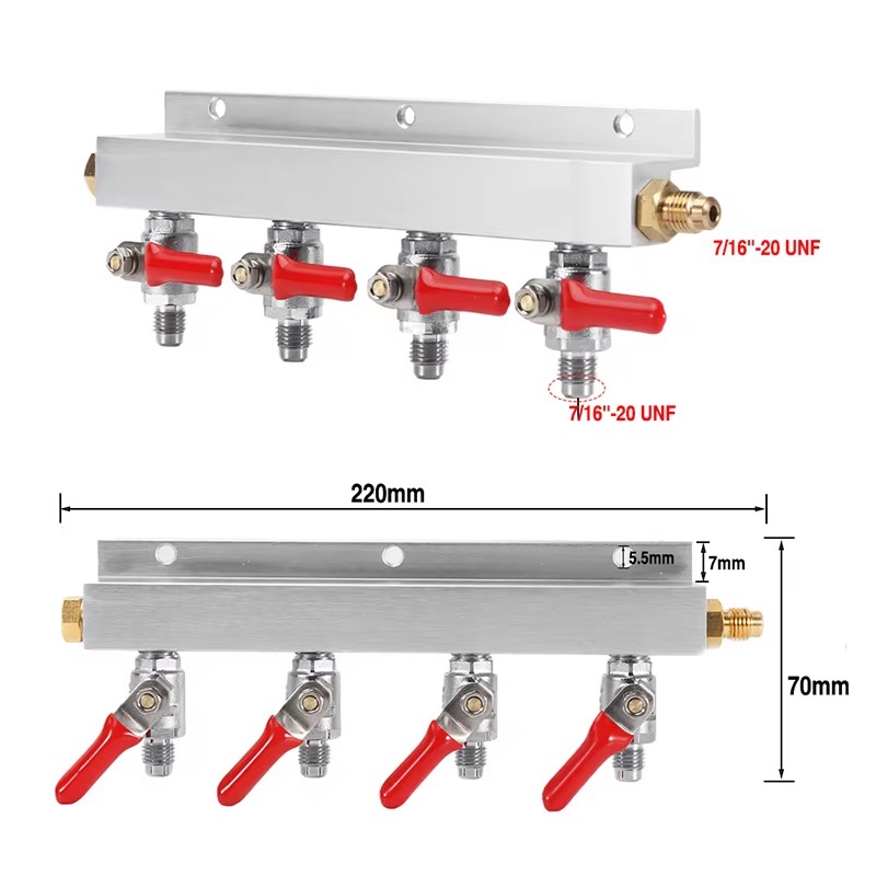IMAICTUU 4 Way Gas Manifold Co - Push Fit Connector recensie en prijs