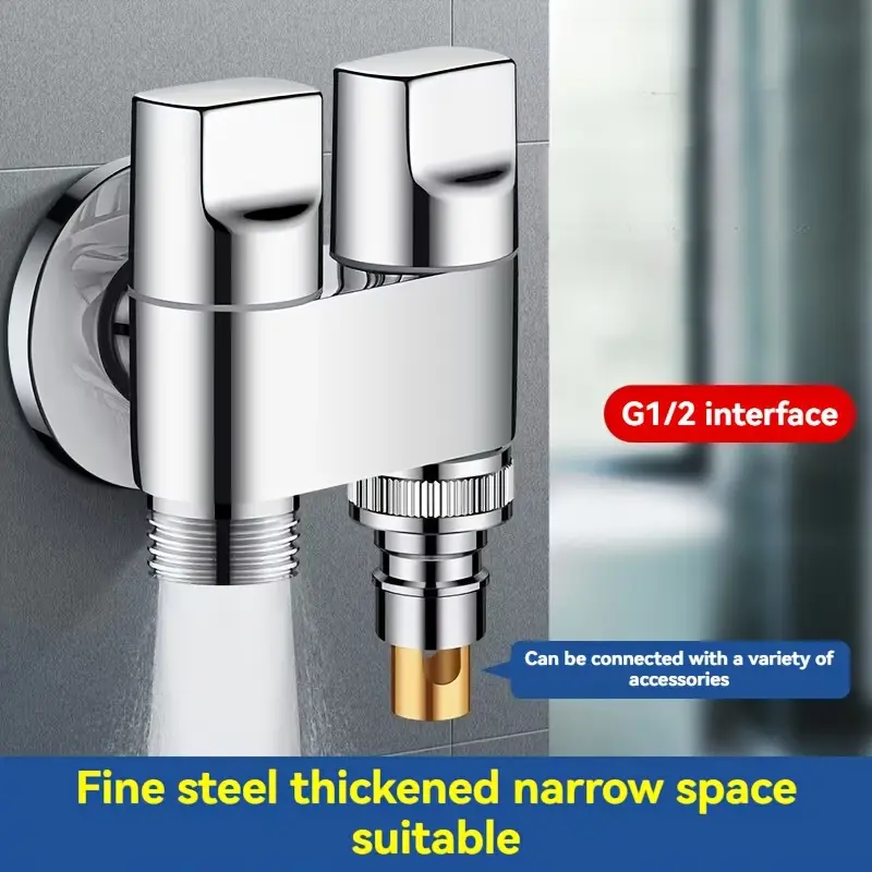 Stainless steel double outlet  - Toilet Fill Valve recensie en prijs
