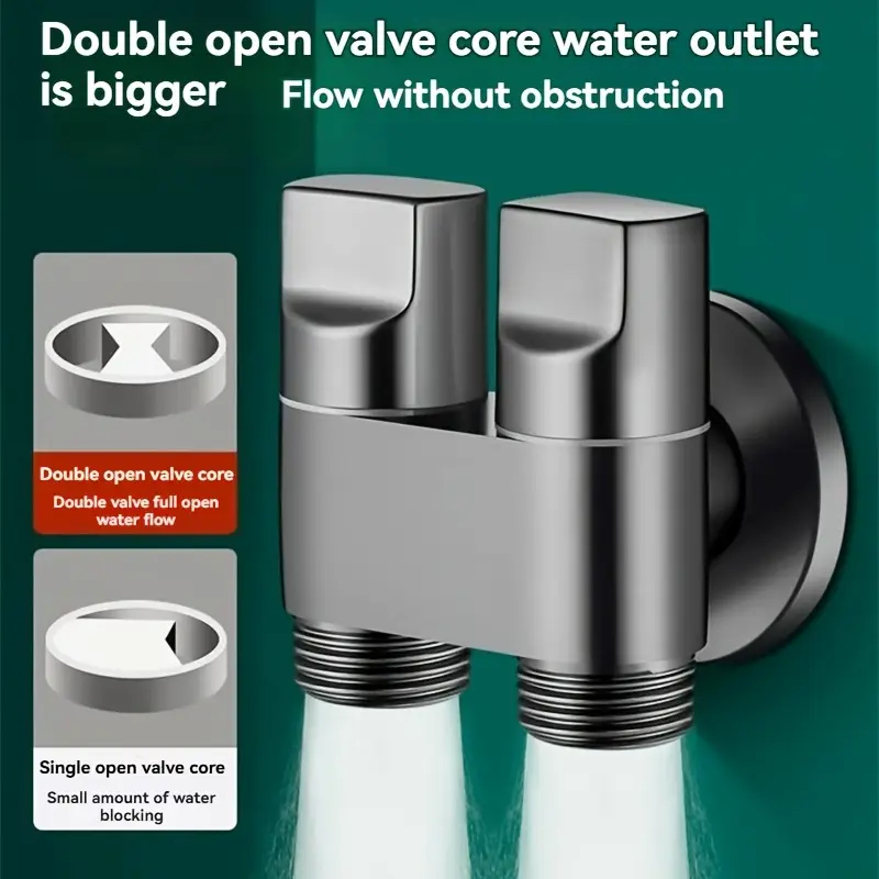 Stainless steel double outlet  - Toilet Fill Valve recensie en prijs