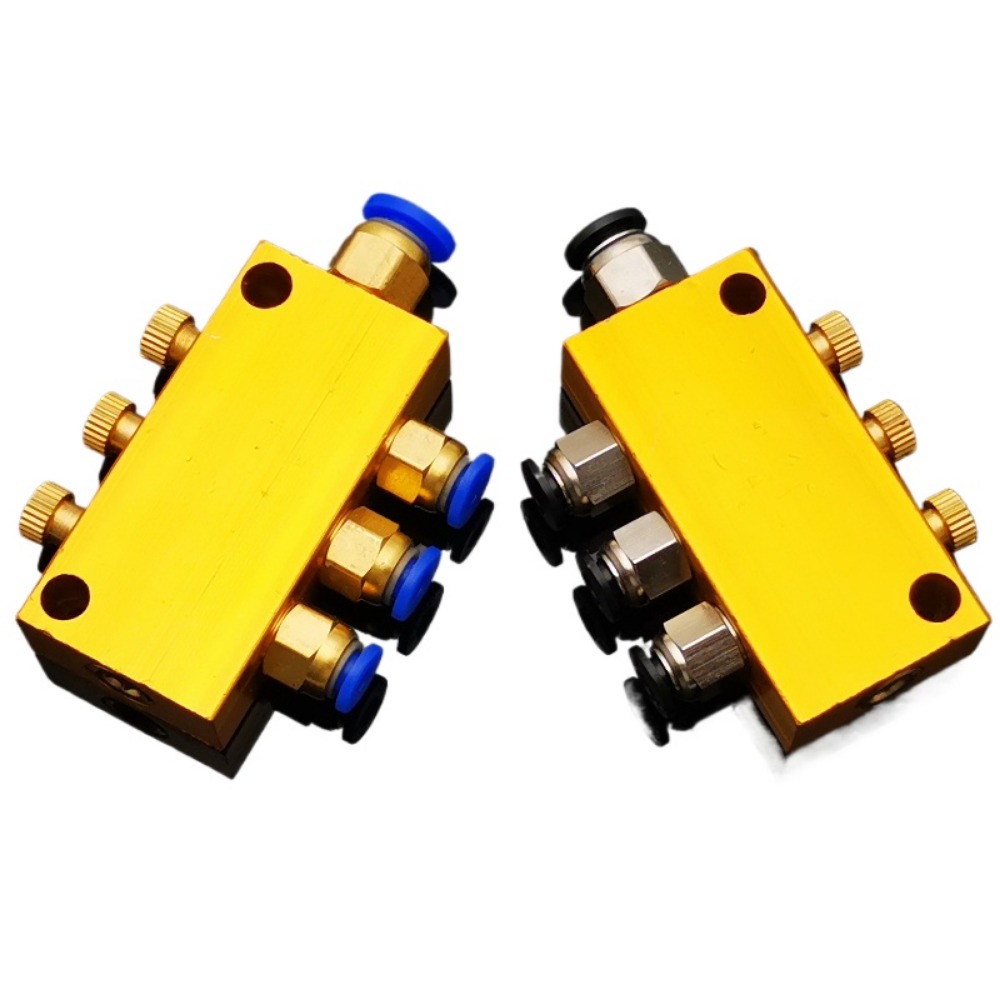 2-12 Ways Aluminium Brass Lube - Compression Fitting Brass recensie en prijs
