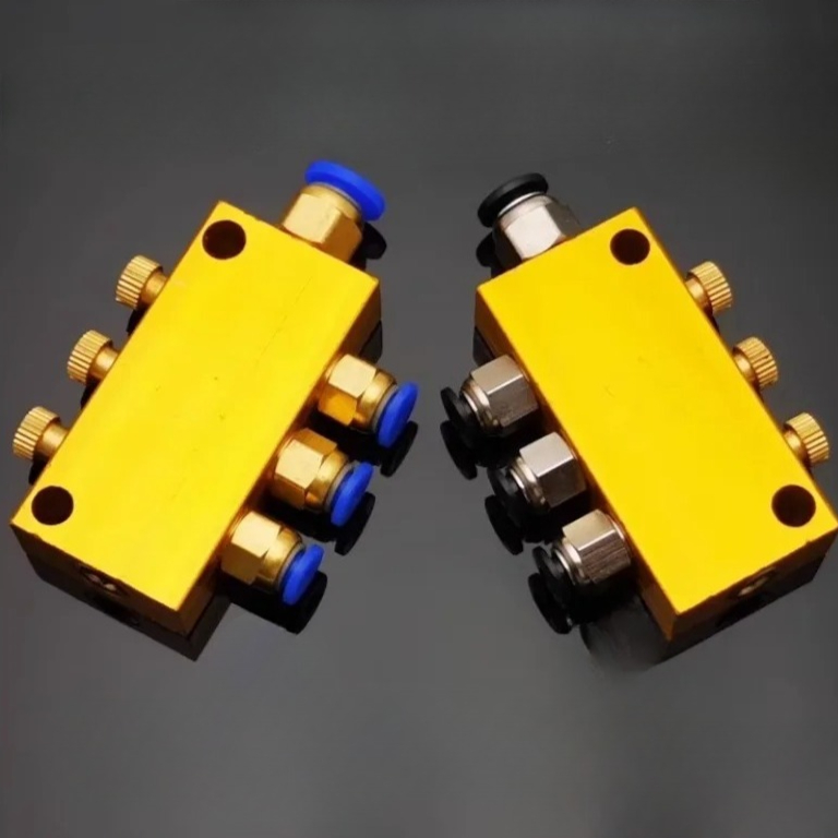 2-12 Ways Aluminium Brass Lube - Compression Fitting Brass recensie en prijs
