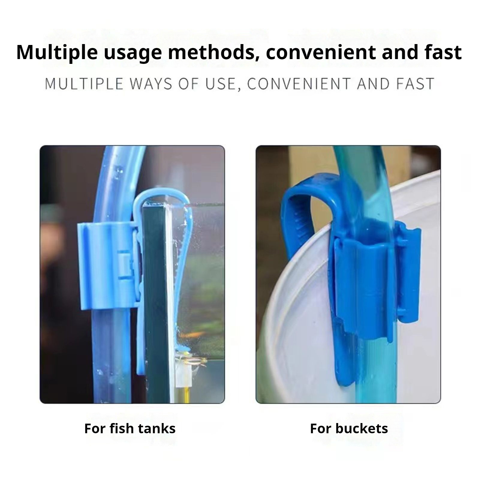 Aquarium Tube Holder Clip Fish - Plastic Pipe Clip recensie en prijs