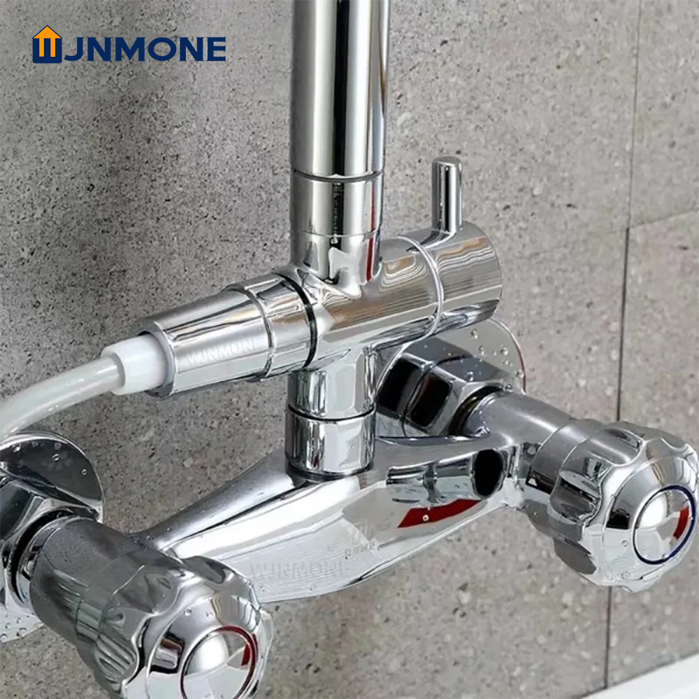 Black Silver 3 Way T-Adapter D - Shower Valve Cartridge recensie en prijs