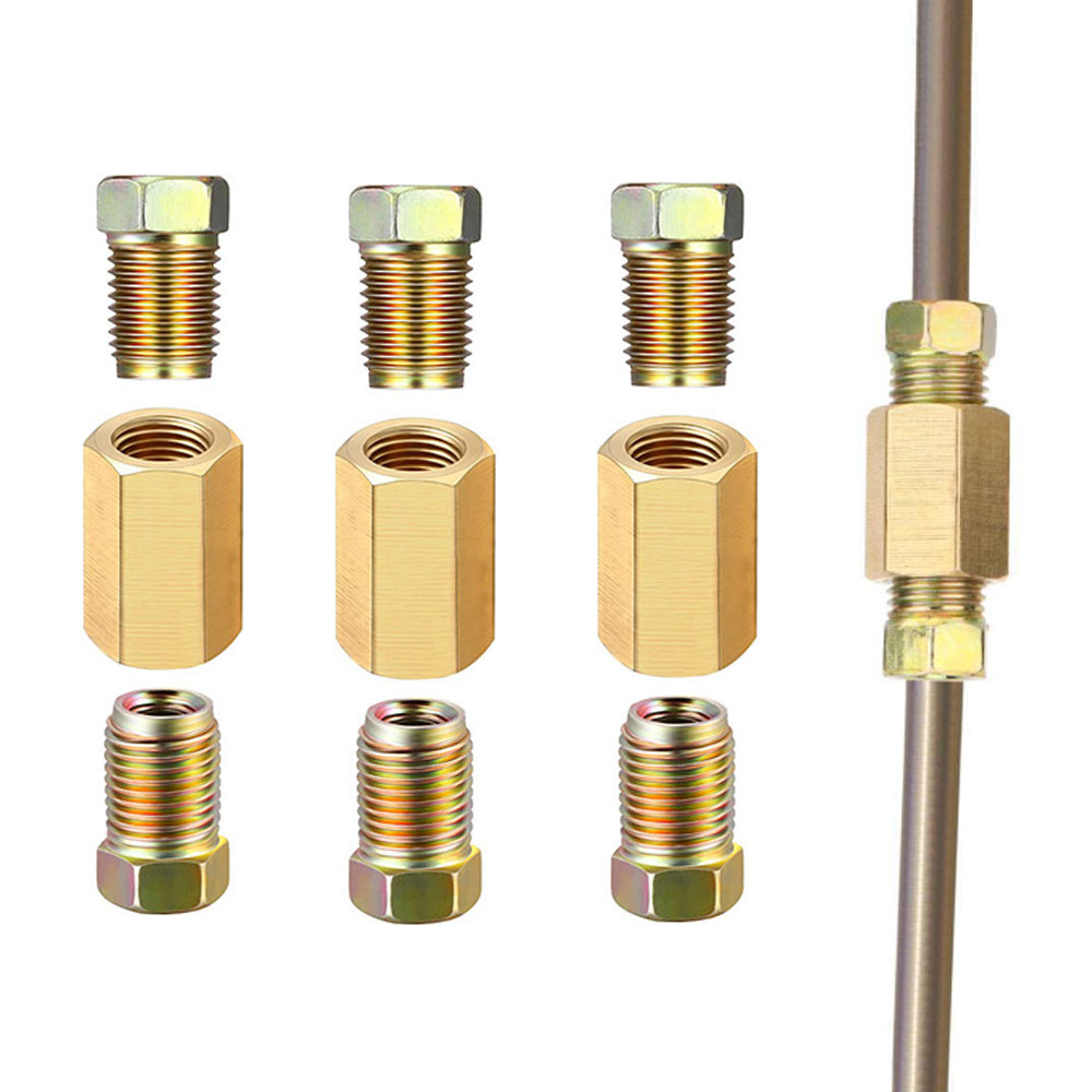 12pcs 3/16 (3/8-24 Inverted) B - Compression Fitting Brass recensie en prijs