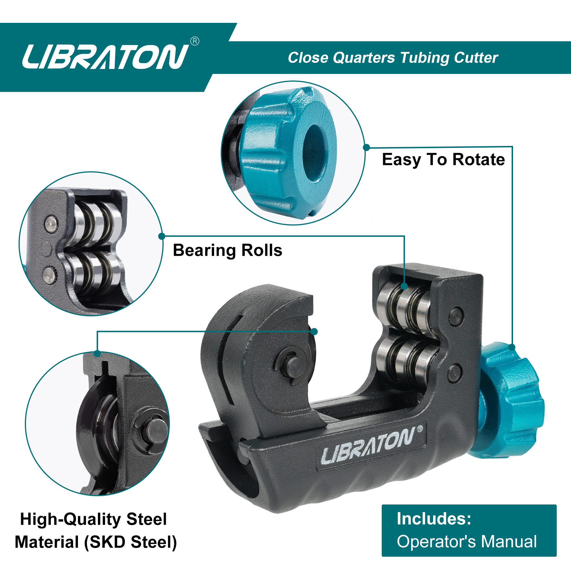 Libraton Tubing Cutter 4mm to  - Pipe Cutter Ratchet recensie en prijs