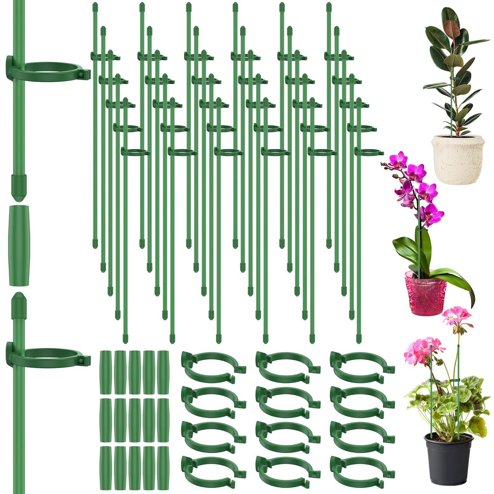 5/30Pcs Adjustable Plant Suppo - Plastic Pipe Clip recensie en prijs