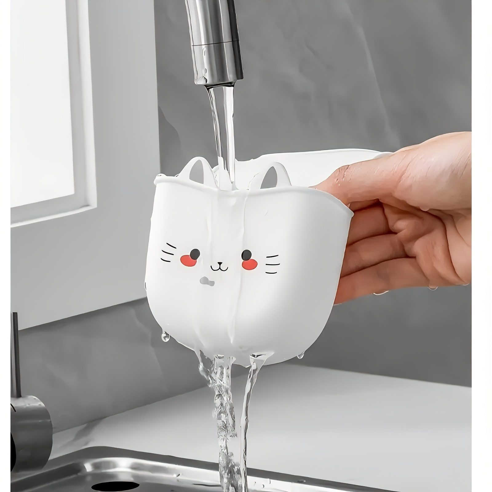 Cartoon Cat Basket Soft Buckle - Silicone Tap Washer recensie en prijs