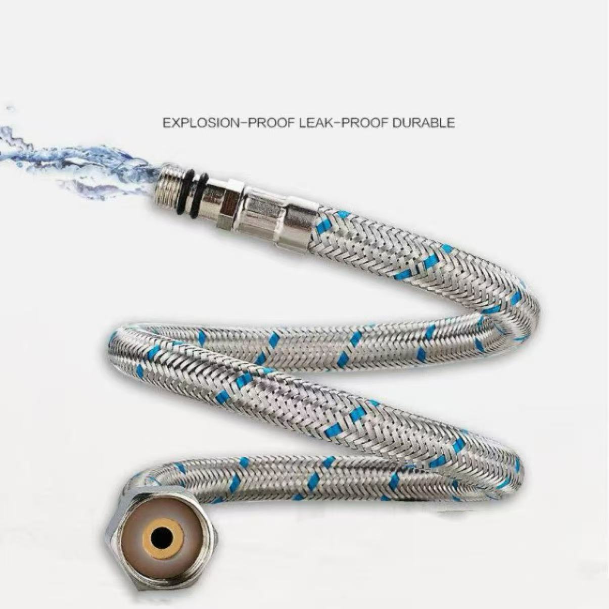 G1/2 G3/8 G9/16 50cm 1 pair St - Flexible Hose Braided recensie en prijs