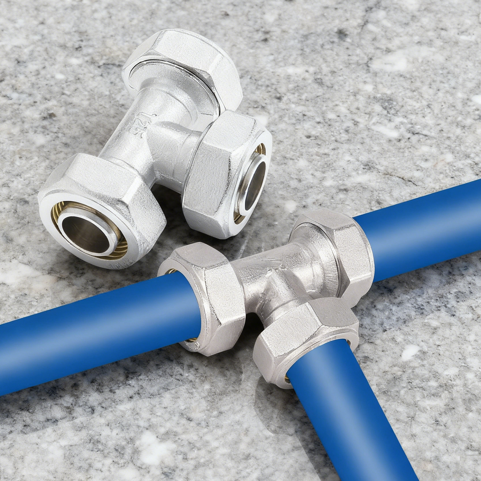 2Pcs 3/4’’ Tee Air Line Fittin - Compression Fitting Brass recensie en prijs