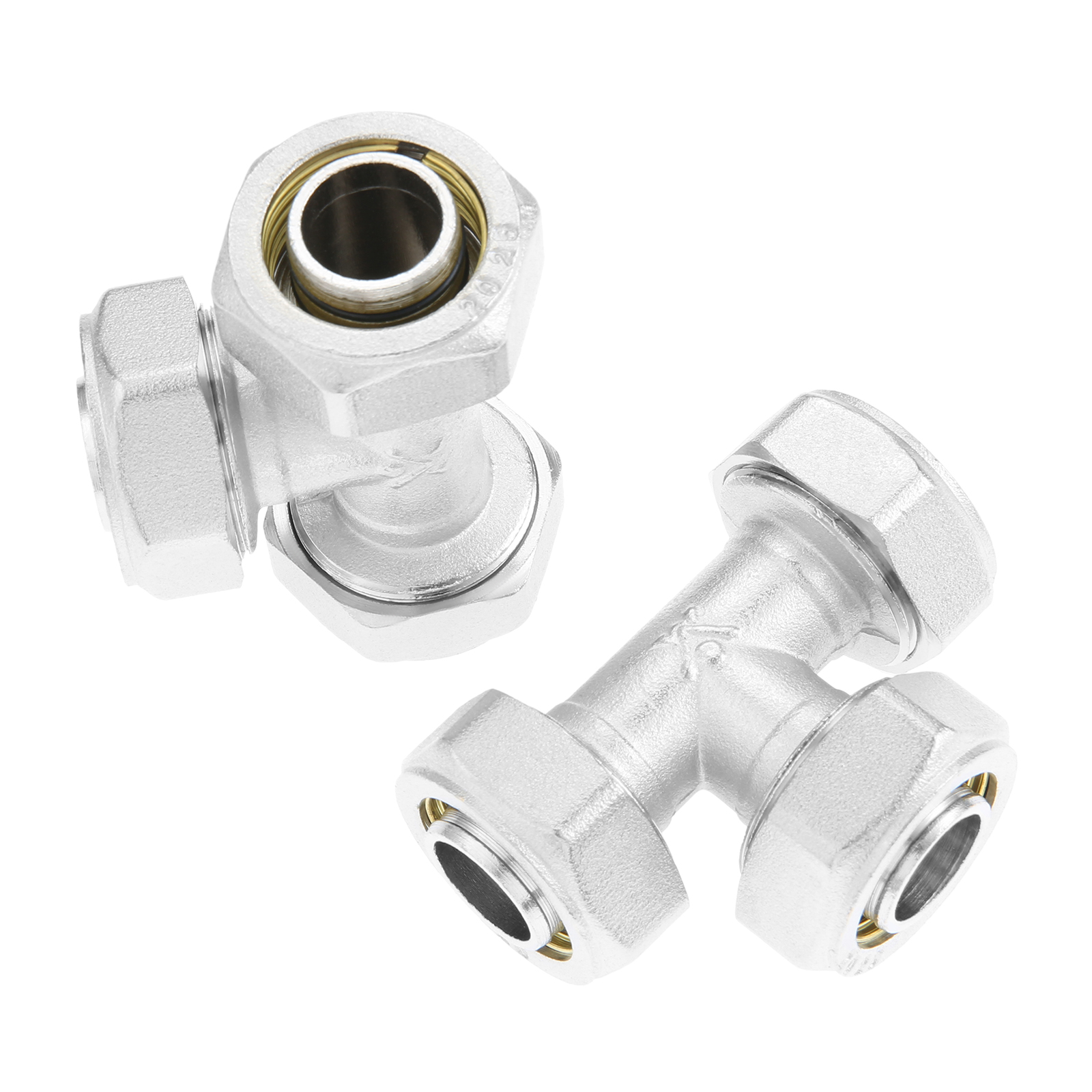 2Pcs 3/4’’ Tee Air Line Fittin - Compression Fitting Brass recensie en prijs