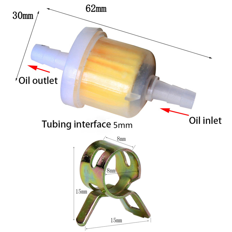1Set Fuel Petrol Inline Hose P - Plastic Pipe Clip recensie en prijs