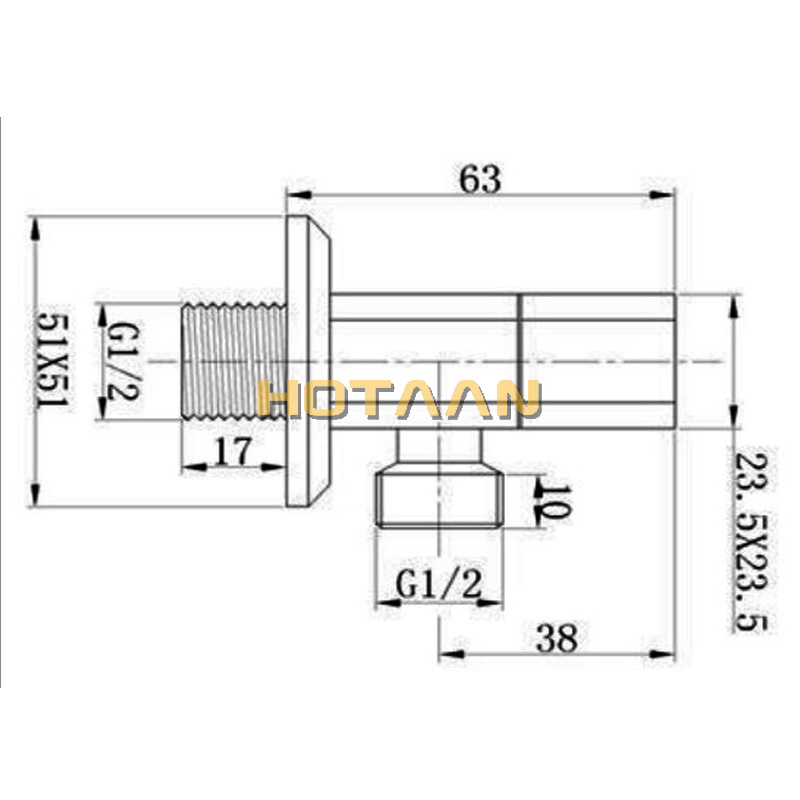 .,Bathroom copper mixing trian - Toilet Fill Valve recensie en prijs