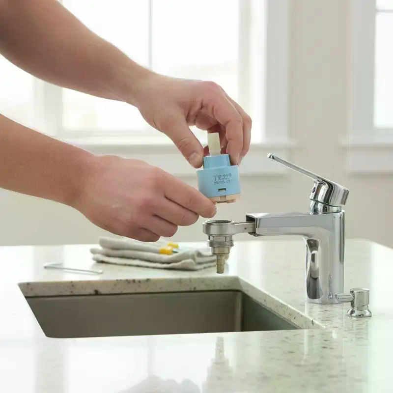 1Pcs Plastic Ceramic Cartridge - Basin Mixer Cartridge recensie en prijs