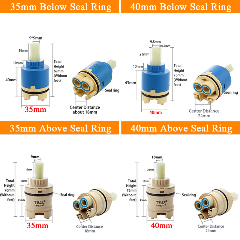 Tap Mixing High spool Valve 35 - Basin Mixer Cartridge recensie en prijs