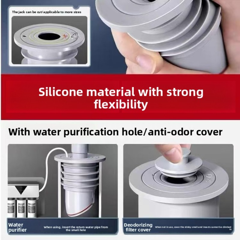 Sink Plug Sewer Pipe Sealing R - Drain Pipe Clip recensie en prijs