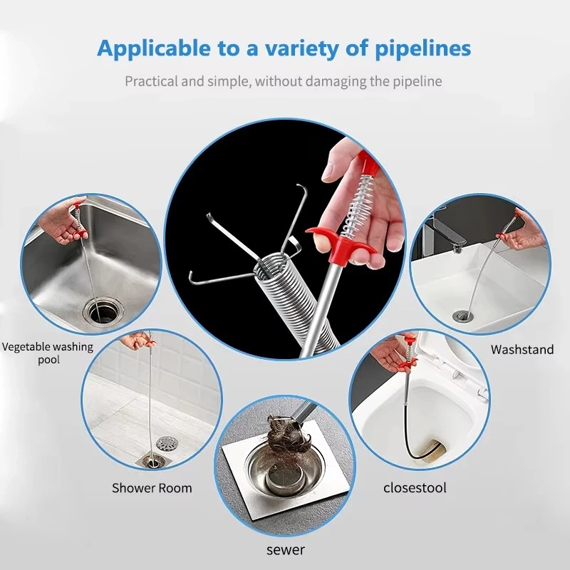 Flexible Spring Snake Drain Pi - Drain Snake Flexible recensie en prijs