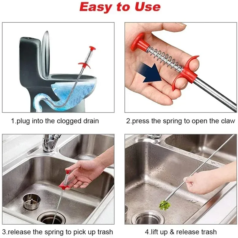 Flexible Spring Snake Drain Pi - Drain Snake Flexible recensie en prijs