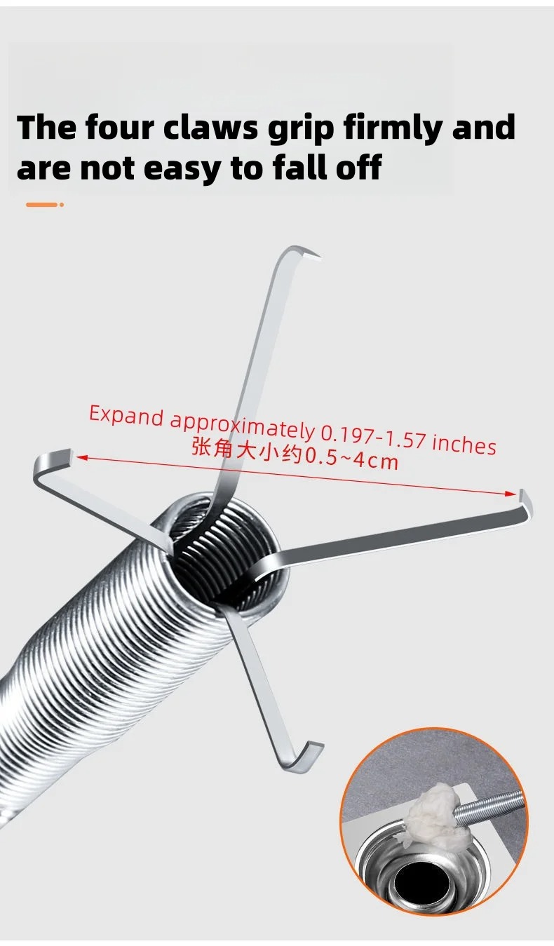 Flexible Spring Snake Drain Pi - Drain Snake Flexible recensie en prijs