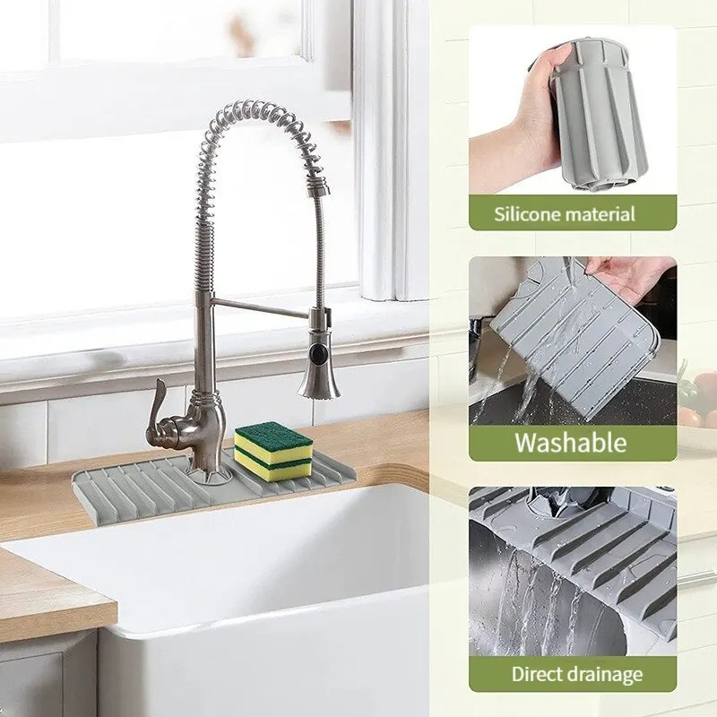 Silicone Faucet Mat Dish Soap  - Silicone Tap Washer recensie en prijs